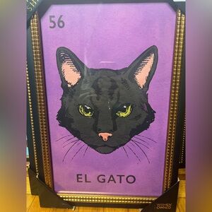 Loteria art - El Gato/cat